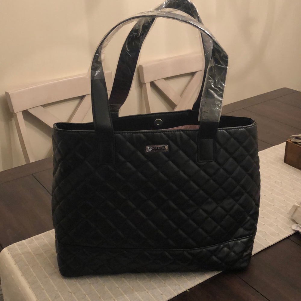 GIGI HILL-black large tote
